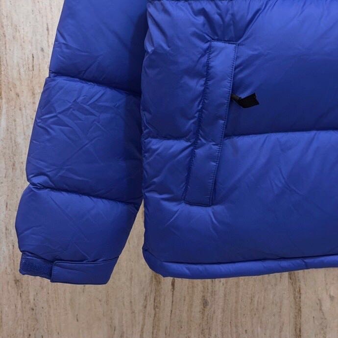 THE NORTH FACE Men’s 1996 Retro Nuptse Jacket Aztec Blue 拼接可收纳连帽羽绒服