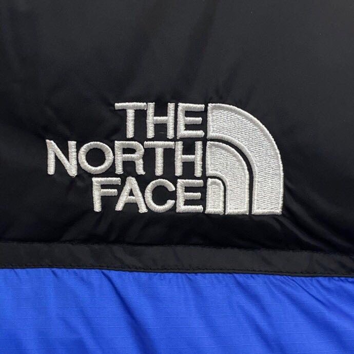 THE NORTH FACE Men’s 1996 Retro Nuptse Jacket Aztec Blue 拼接可收纳连帽羽绒服