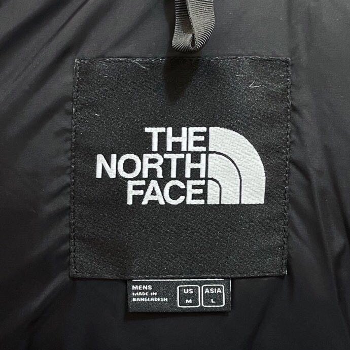 橙色 THE NORTH FACE 1996 Eco Nuptse Jacket 防风保暖休闲运动可收纳连帽羽绒服外套