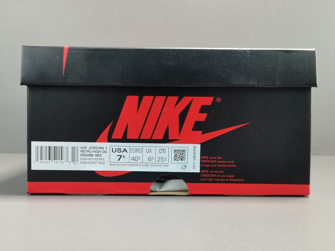 黑红 Air Jordan 1 High OG＂Bred Patent＂ 555088-063