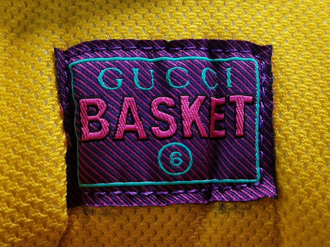 白绿紫 GUCCI 古驰 Basker高帮篮球鞋