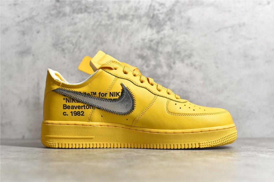 Air Force 1 x OFF White 联名 University Gold 金银钩 DD1876-700