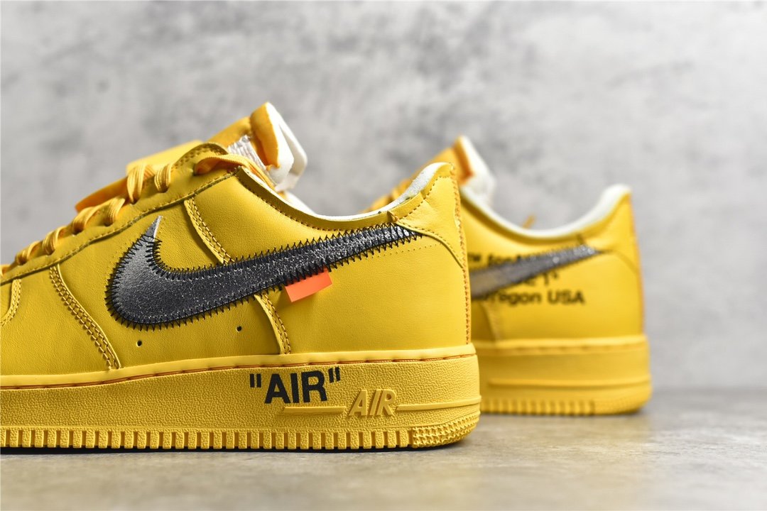 Air Force 1 x OFF White 联名 University Gold 金银钩 DD1876-700