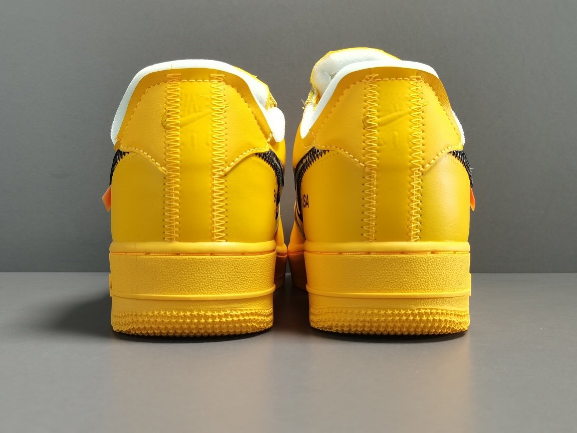 Off-White X Nike Air Force 1 LOW X＂University Gold＂耐克联名 DD1876-700