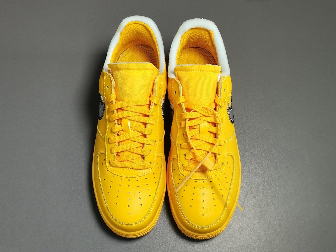 Off-White X Nike Air Force 1 LOW X＂University Gold＂耐克联名 DD1876-700